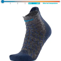Chaussettes Therm-Ic Trekking Ultra Cool Linen Ankle Grey Navy
