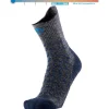 Chaussettes Therm-Ic Trekking Ultra Cool Linen Crew Bleu Marine Gris
