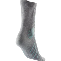 Chaussettes Therm-Ic Trekking Cool Light Crew Lady Gris Clair Turquoise