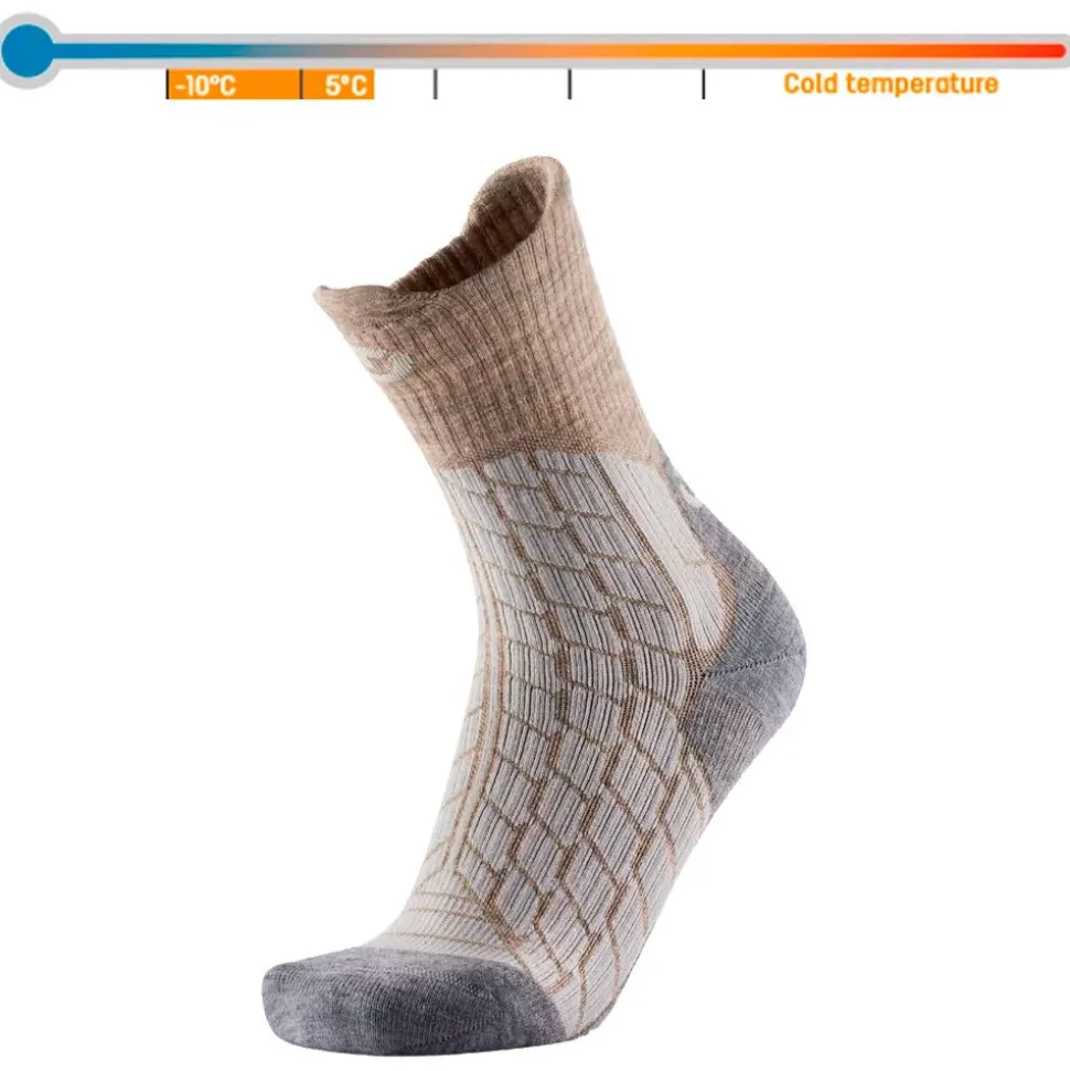 Chaussettes Therm-Ic Trekking Warm Lady Beige Grey