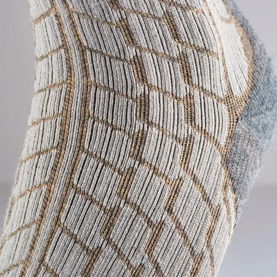 Chaussettes Therm-Ic Trekking Warm Lady Beige Grey