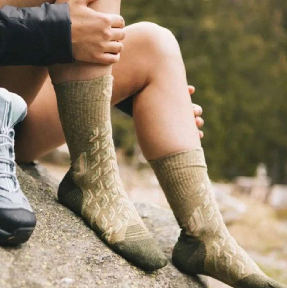 Chaussettes Therm-Ic Trekking Cool Crew Lady Green Beige