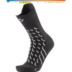 Chaussettes Therm-Ic Trekking Temperate Cushion Crew Gris Foncé