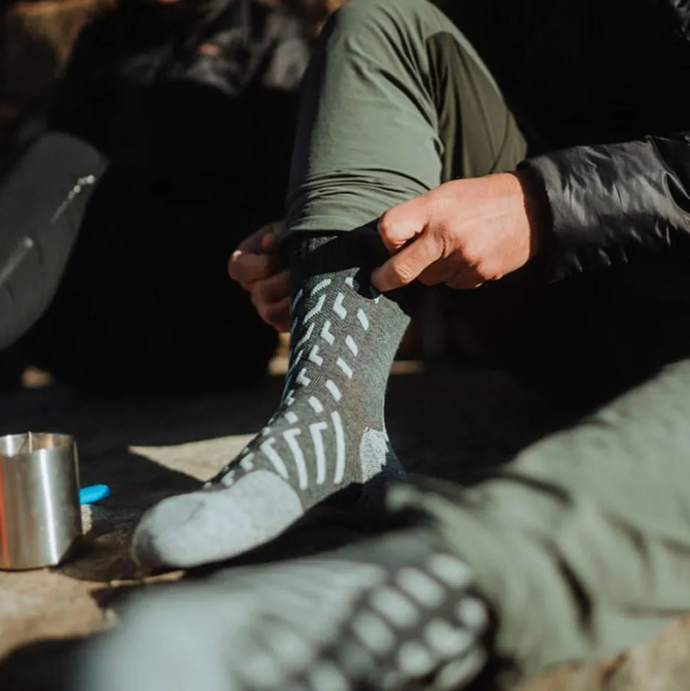 Chaussettes Therm-Ic Trekking Temperate Cushion Crew Women Grey Light Grey