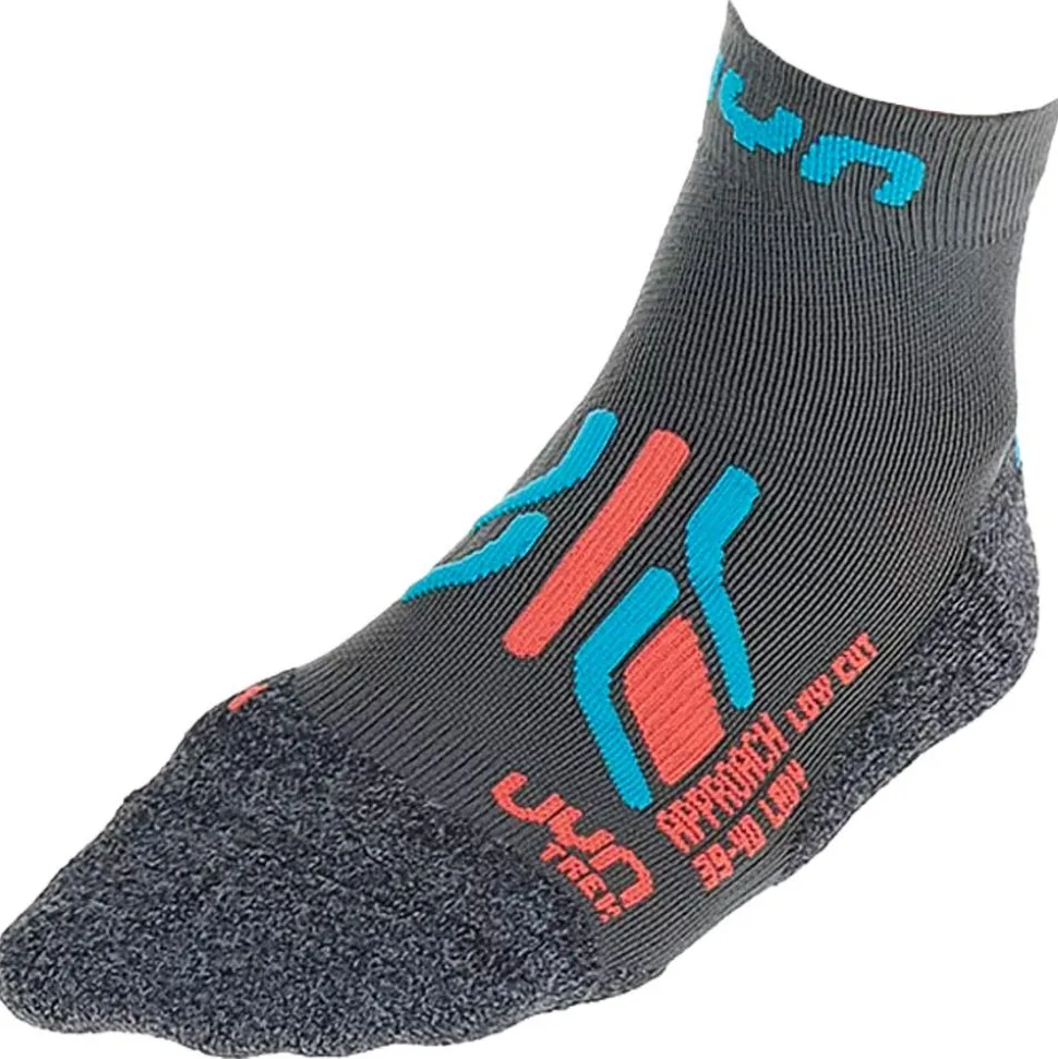 Chaussettes Uyn Lady Trekking Approach Low Cut Grey Turquoise
