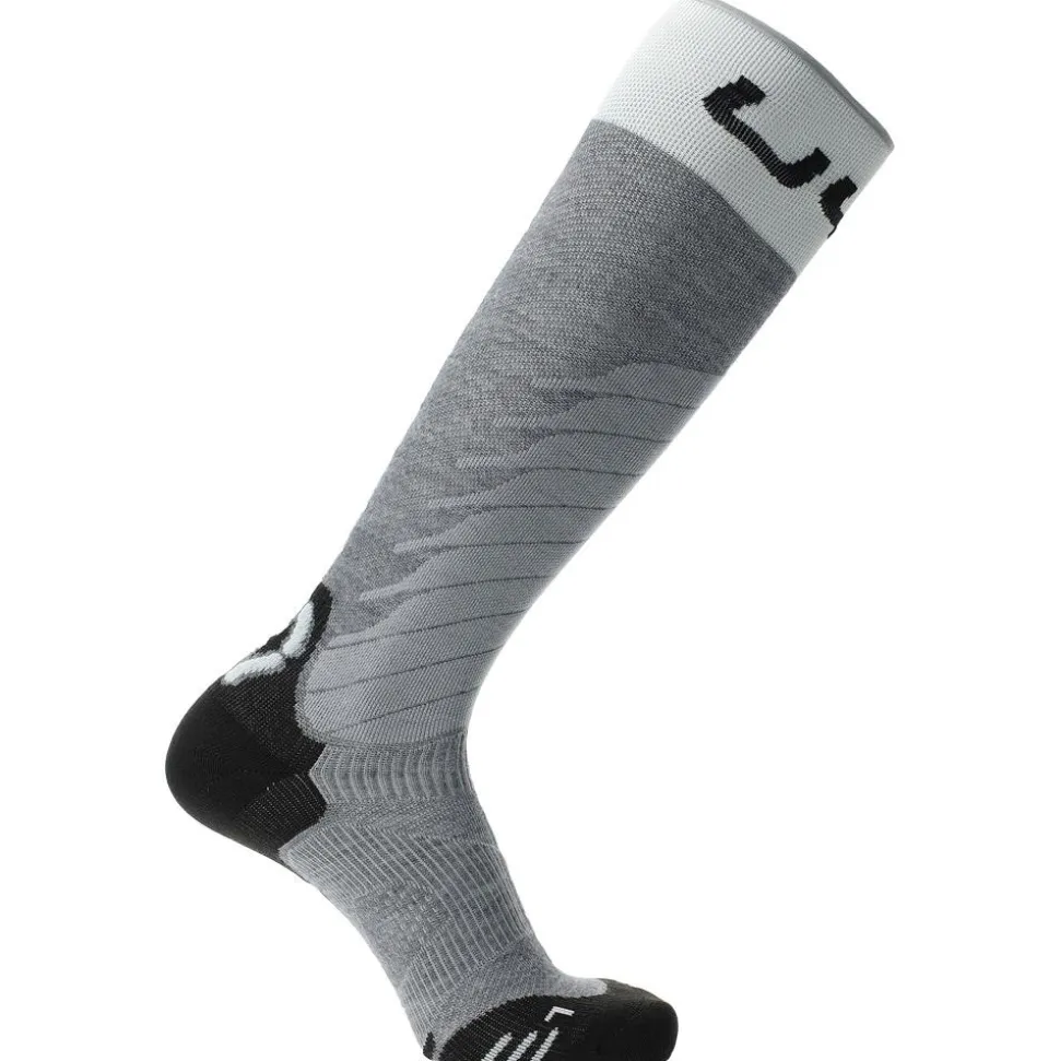 Chaussettes Uyn Man Ski One Merino Socks Gris Melange Blanc