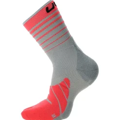 Chaussettes Uyn Runner's Five Woman Light Grey Pink