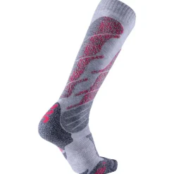 Chaussettes Uyn Ski All Mountain Lady Light Grey Melange Coral