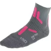 Chaussettes Uyn Trekking 2In Mid Lady Grey Pink