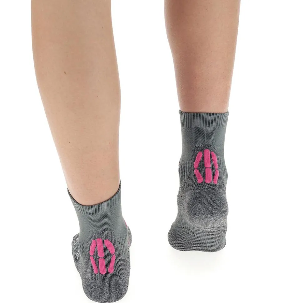 Chaussettes Uyn Trekking 2In Mid Lady Grey Pink