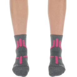 Chaussettes Uyn Trekking 2In Mid Lady Grey Pink