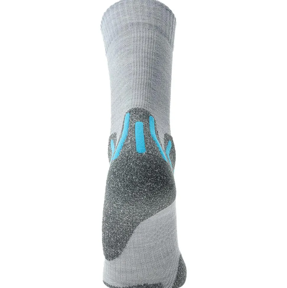 Chaussettes Uyn Trekking Approach Merino Lady Grey Turquoise