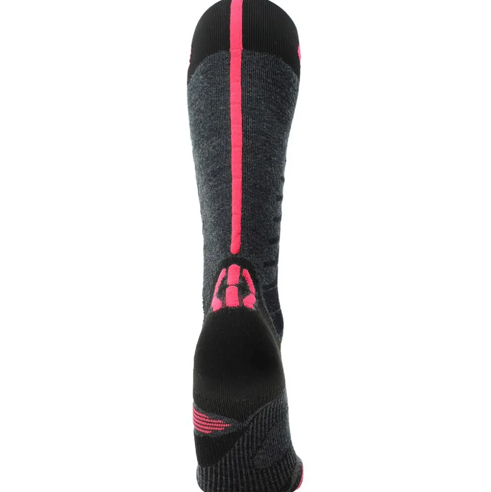 Chaussettes Uyn Woman Ski One Merino Socks Anthracite Rose