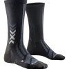 Chaussettes X Socks Hike Discover Crew Black Charcoal