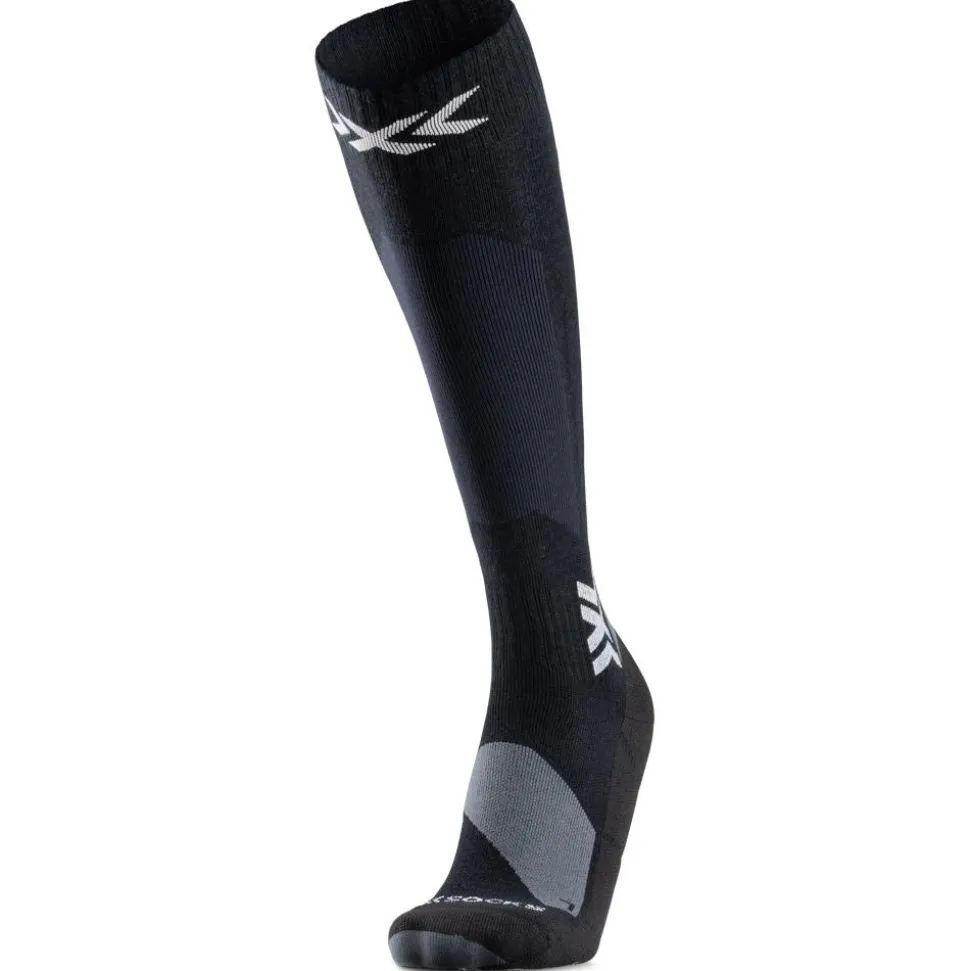 Chaussettes X Socks Ski Discover Merino Otc Black Grey