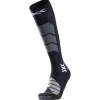 Chaussettes X Socks Ski Expert Otc Black Light Grey