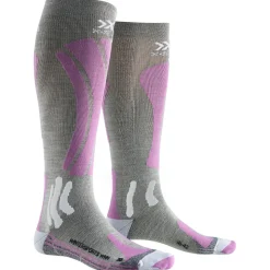 Chaussettes X Socks Ski Merino Wintersports 4.0 Wmn Black Grey Magnolia