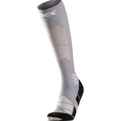 Chaussettes X Socks Ski Perform Merino Otc Seal Grey Light Sand