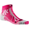 Chaussettes X Socks Trail Run Energy Women Flamingo Pink Pearl Grey