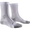 Chaussettes X Socks Trail Run Discover Crew Arctic White Pearl Grey