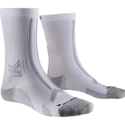 Chaussettes X Socks Trail Run Discover Crew Arctic White Pearl Grey