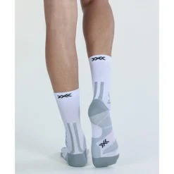 Chaussettes X Socks Trail Run Discover Crew Arctic White Pearl Grey