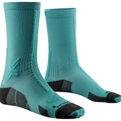 Chaussettes X Socks Trail Run Discover Crew Lake Green Sunset Blue