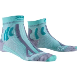 Chaussettes X Socks Trail Run Energy 4.0 Wmn Audrey Green Pearl Grey