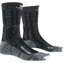 Chaussettes X Socks Trek X Linen Dolomite Grey Melange Opal Black