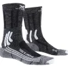 Chaussettes X Socks Trek X Linen 4.0 Lady Dolomite Grey Melange Opal Black