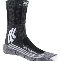 Chaussettes X Socks Trek X Linen 4.0 Lady Dolomite Grey Melange Opal Black