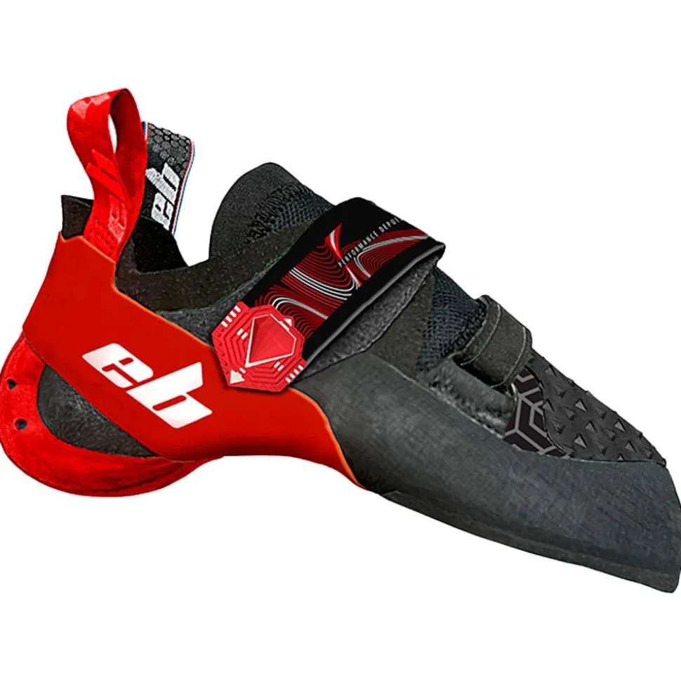 Chaussons d'escalade EB Jarvis Noir Rouge