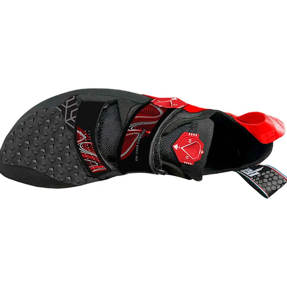 Chaussons d'escalade EB Jarvis Noir Rouge