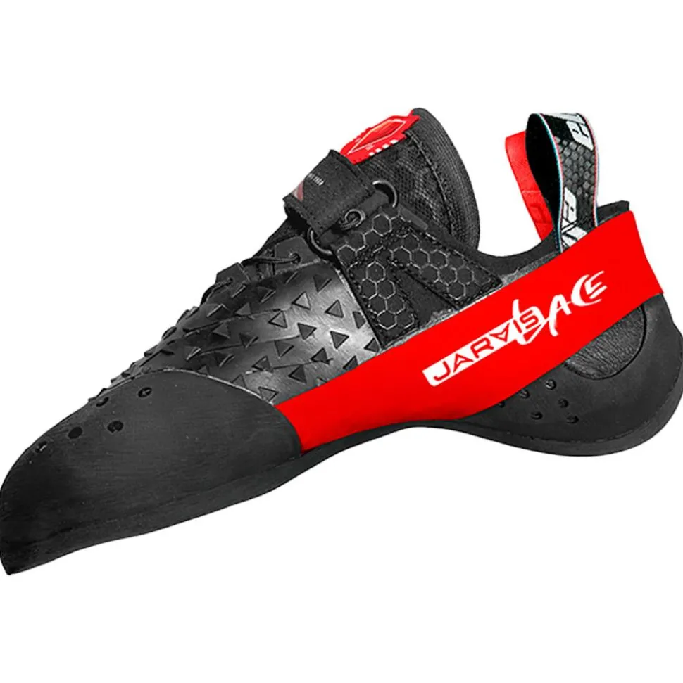 Chaussons d'escalade EB Jarvis Lace Noir Rouge