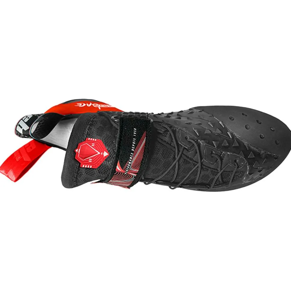 Chaussons d'escalade EB Jarvis Lace Noir Rouge