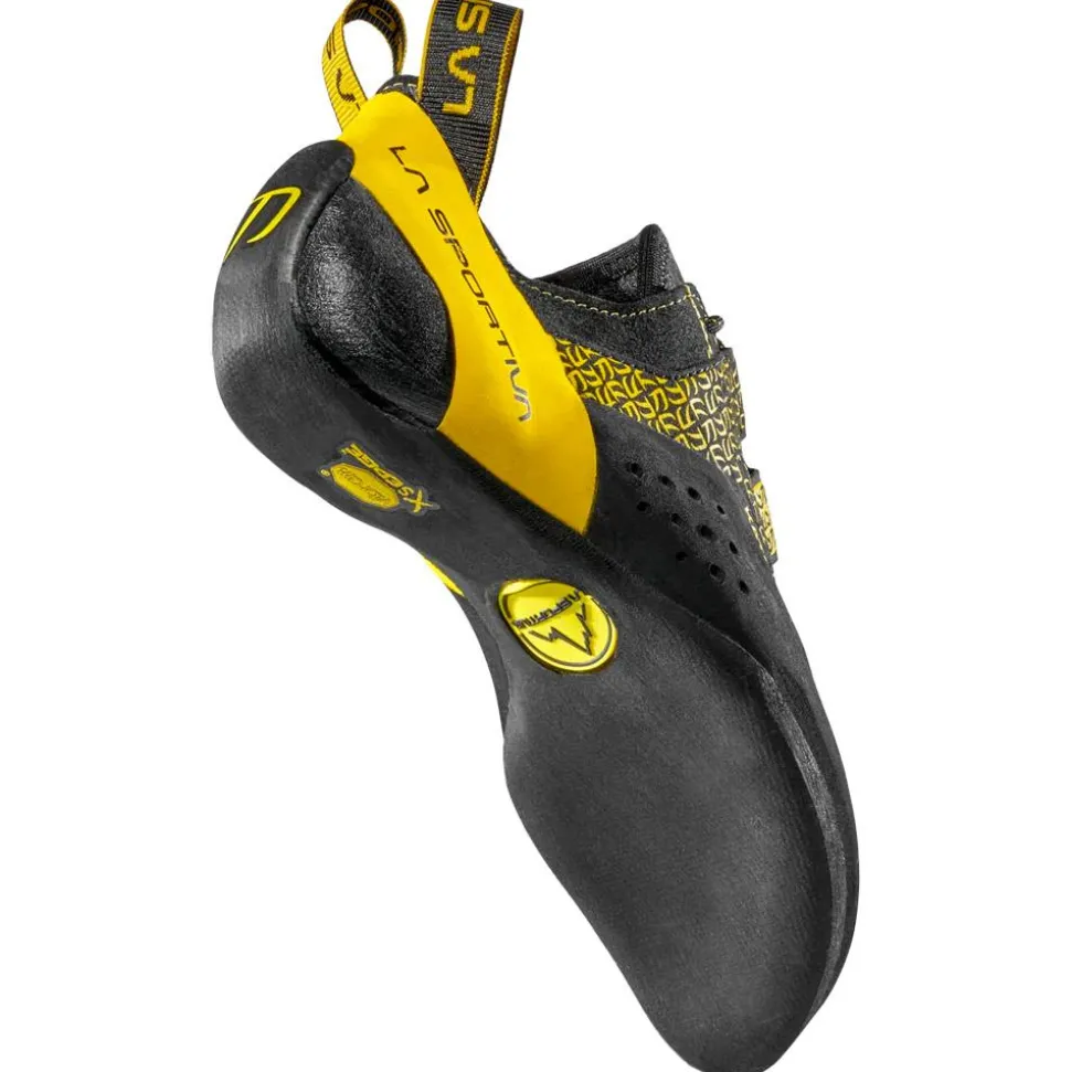 Chaussons d'escalade La Sportiva Katana Laces Yellow Black