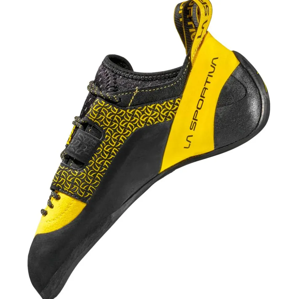 Chaussons d'escalade La Sportiva Katana Laces Yellow Black