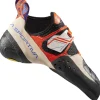 Chaussons d'escalade La Sportiva Solution Woman White Lily Orange