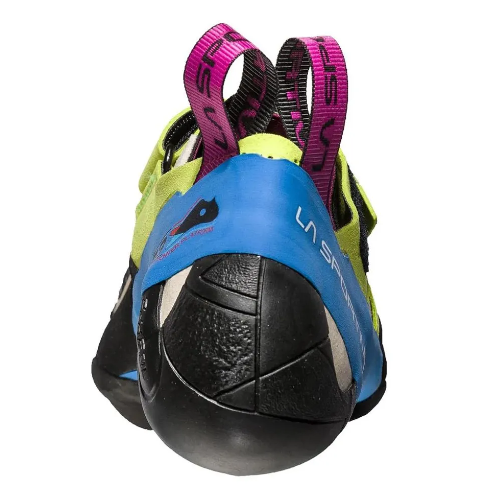 Chaussons d'escalade La Sportiva Skwama Woman Apple Green Cobalt Blue