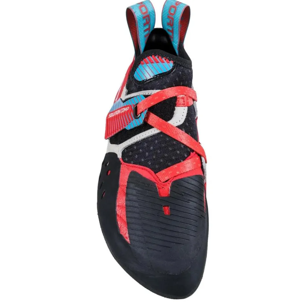 Chaussons d'escalade La Sportiva Solution Comp Woman Hibiscus Malibu Blue