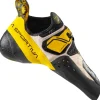 Chaussons d'escalade La Sportiva Solution White Yellow