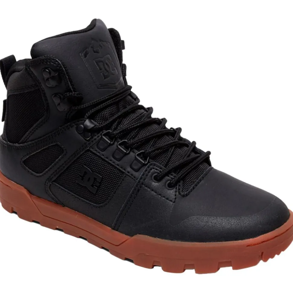 Chaussures après-ski DC Pure Ht Wr Black Gum