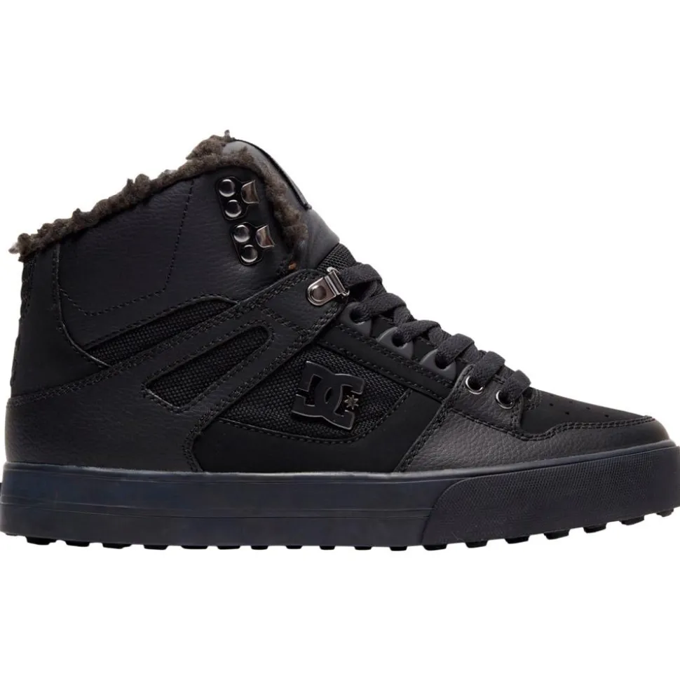 Chaussures après-ski DC Pure High Top WC WNT Black
