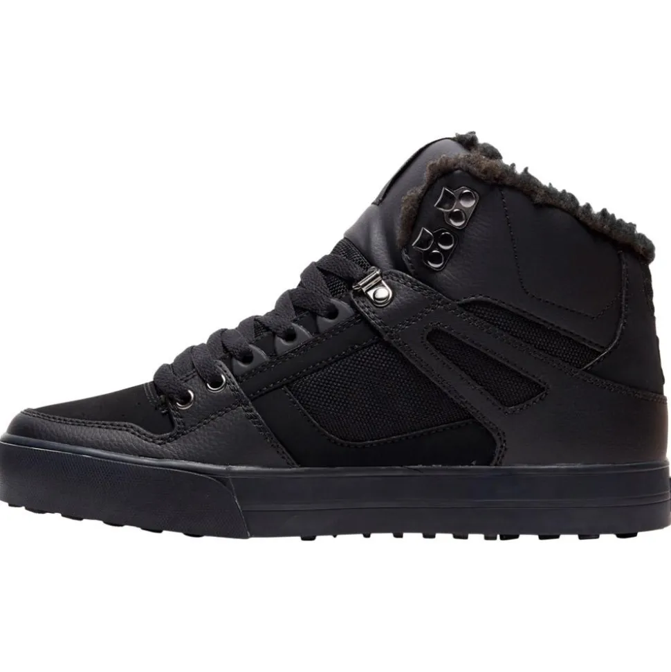 Chaussures après-ski DC Pure High Top WC WNT Black