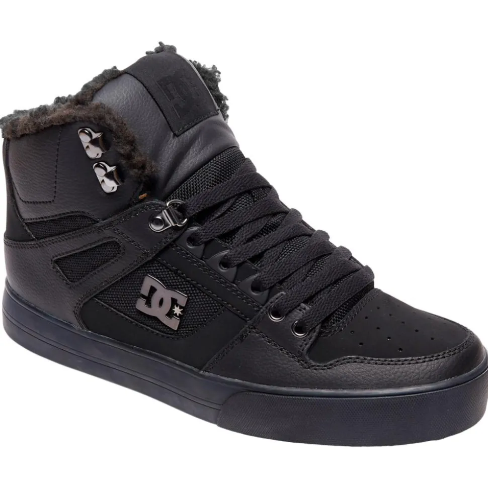 Chaussures après-ski DC Pure High Top WC WNT Black