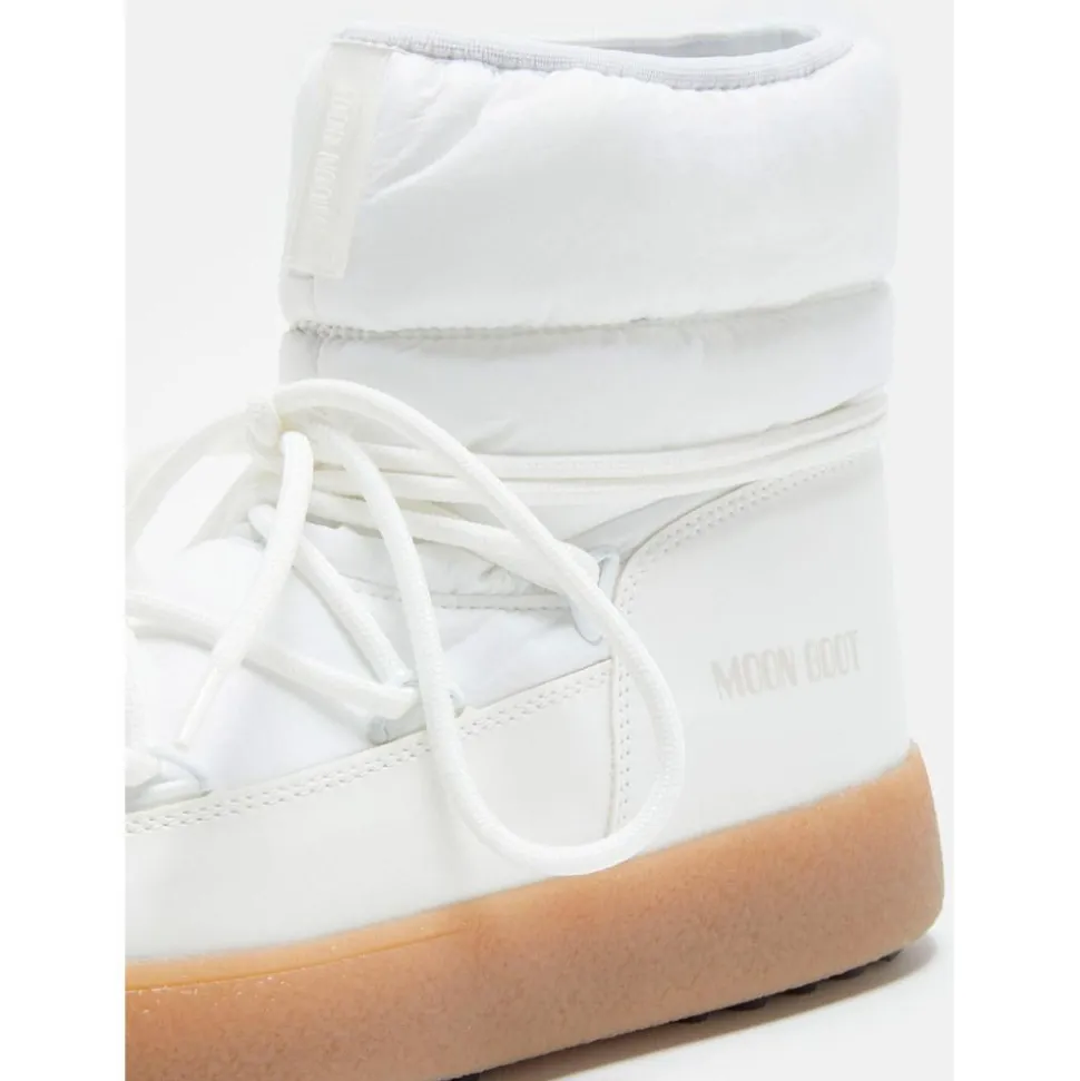 Chaussures après-ski Moon Boot Ltrack Low Nylon White
