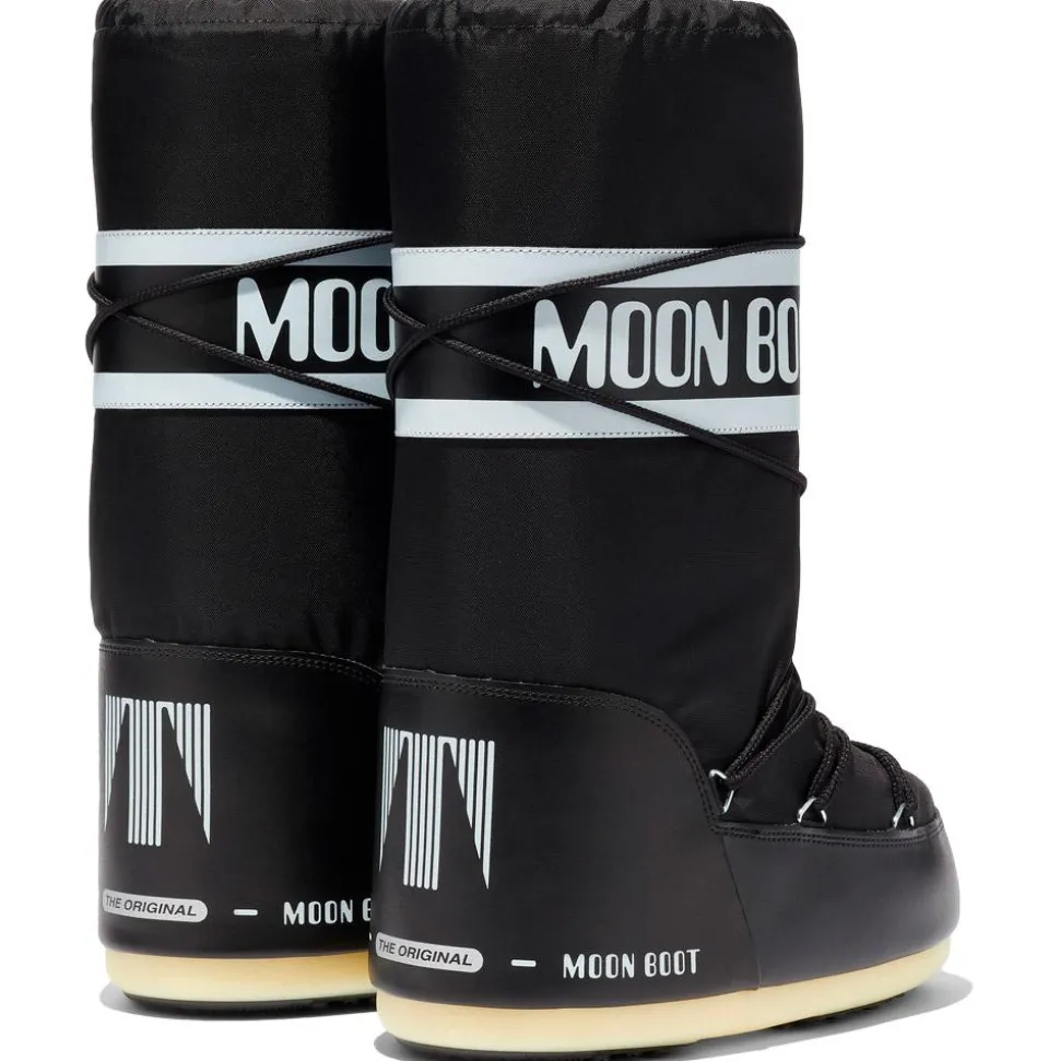 Chaussures après-ski Moon Boot Nylon Woman Black