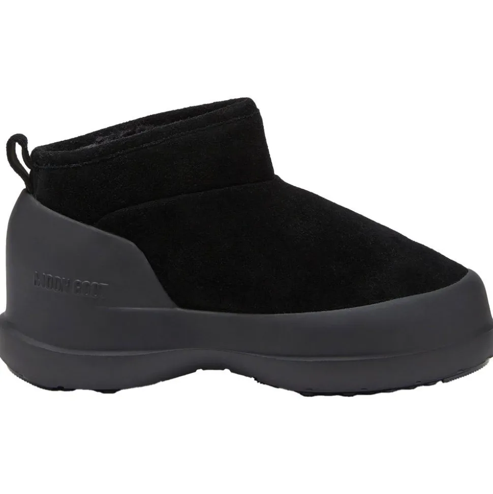 Chaussures après-ski Moon Boot Luna Low Boot Suede W Black