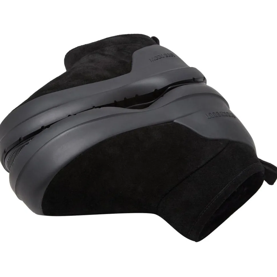 Chaussures après-ski Moon Boot Luna Low Boot Suede W Black