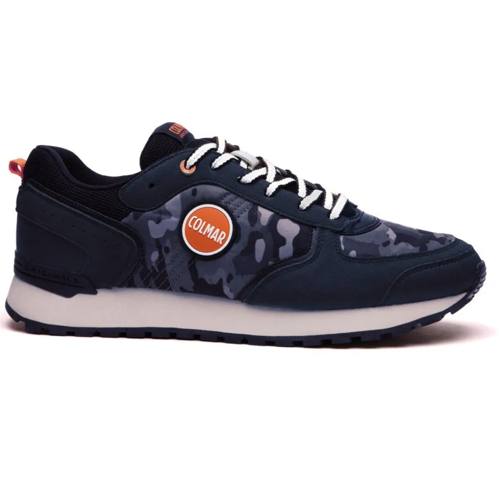 Chaussures Colmar Travis Camu Navy Black Orange